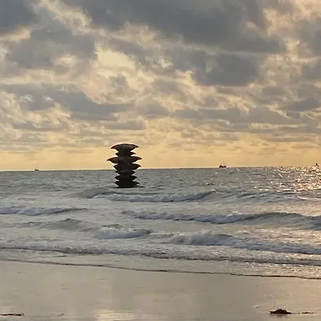 Troon Aan Zee - Stijlvolle Met Zwembad Op De Zeedijk Lejlighed